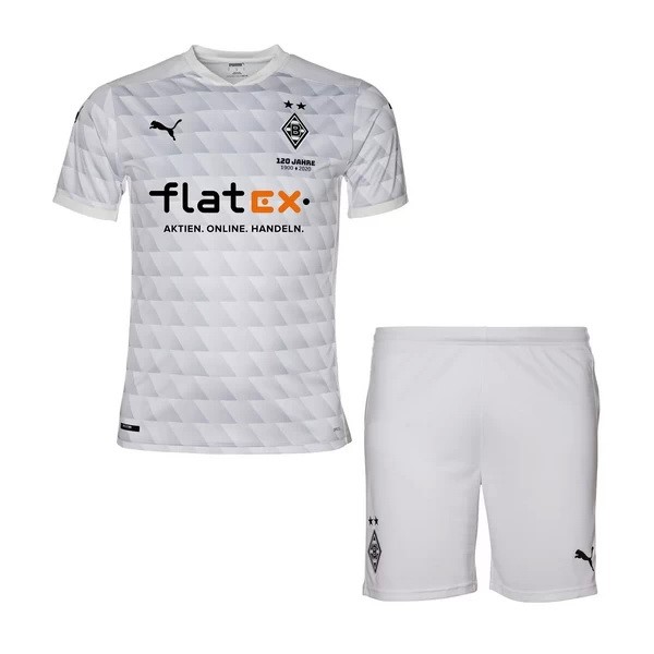 Camiseta Borussia Mönchengladbach 1ª Kit Niños 2020 2021 Blanco